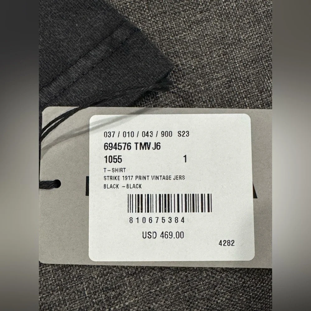 SOLD Balenciaga Strike 1917 Oversized T-Shirt Black - Picture 14 of 14
